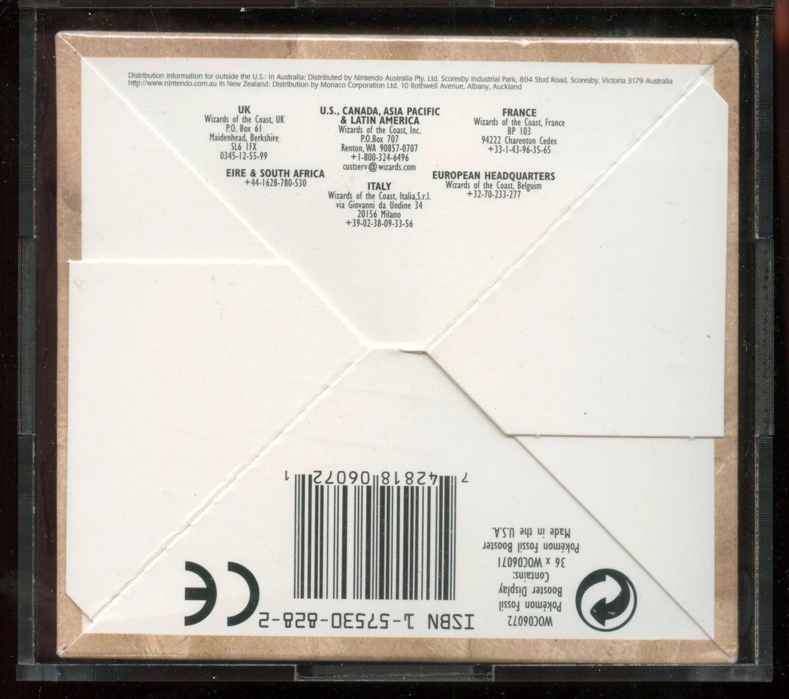 1st Edition - Pokemon - Fossil Booster Box Factory Sealed 26 Years Vintage
